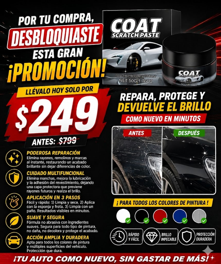 Pasta Reparadora De Aranazos de Carro