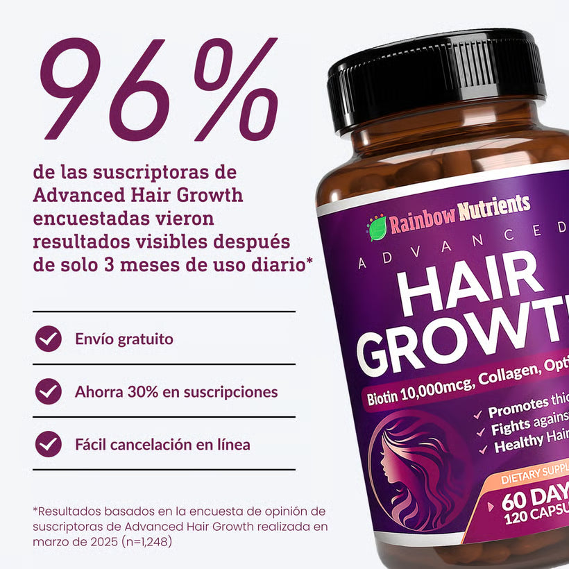 Crecimiento Capilar Avanzado para Mujeres