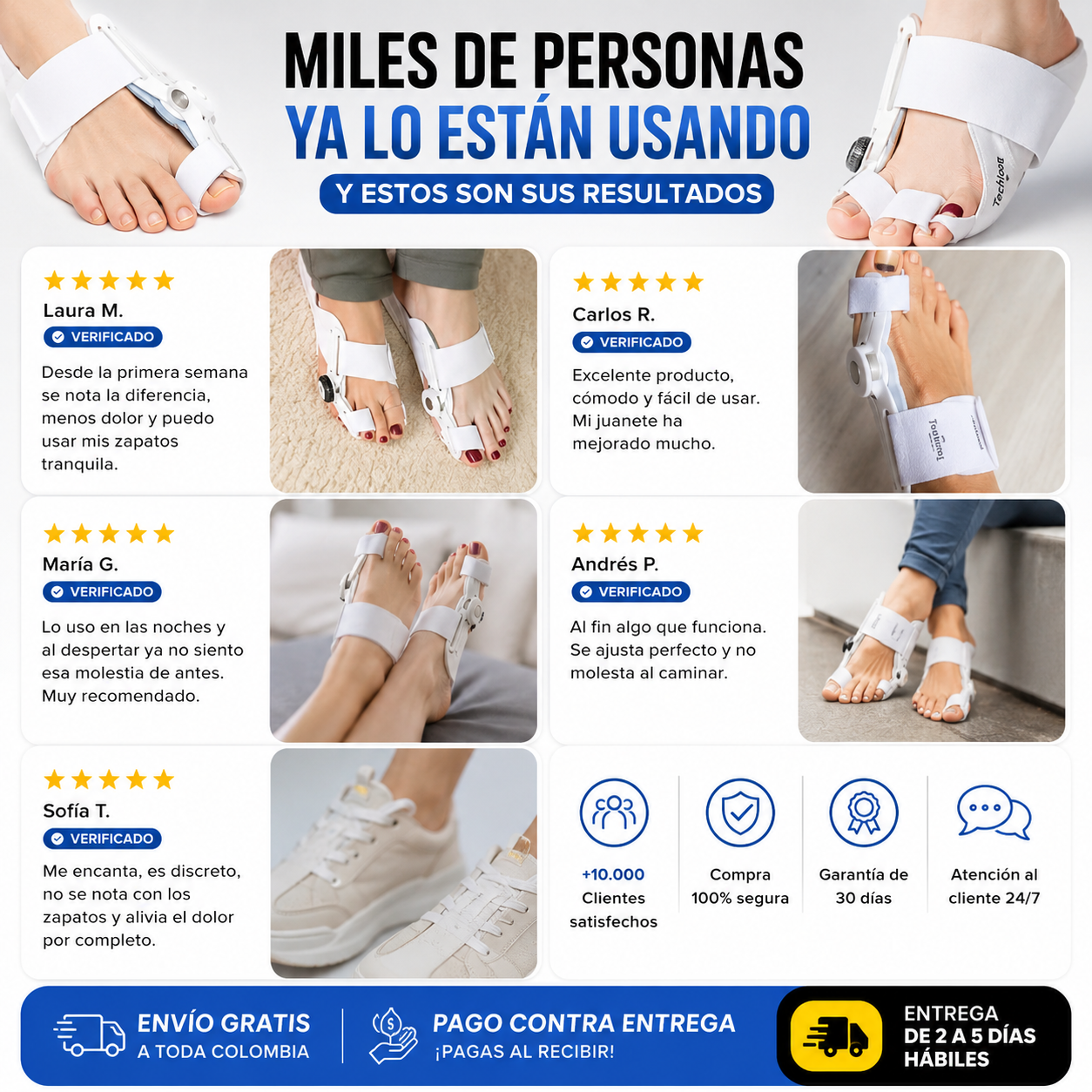 🔥 PROMO 2X1 CORRECTOR DE JUANETES - RESULTADOS EN UN MÊS 🦴