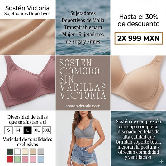 ✨ Pack x2 Sujetadores Push Up Sin Costuras Realza, moldea y brinda comodidad todo el día 💖