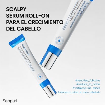 Sérum Seapuri Scalpy para el crecimiento del cabello, para hombres y mujeres, para la caída y el adelgazamiento del cabello