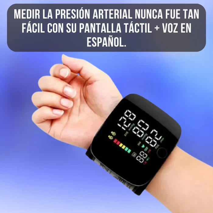 Tensiómetro de muñeca recargable - PulsoFit
