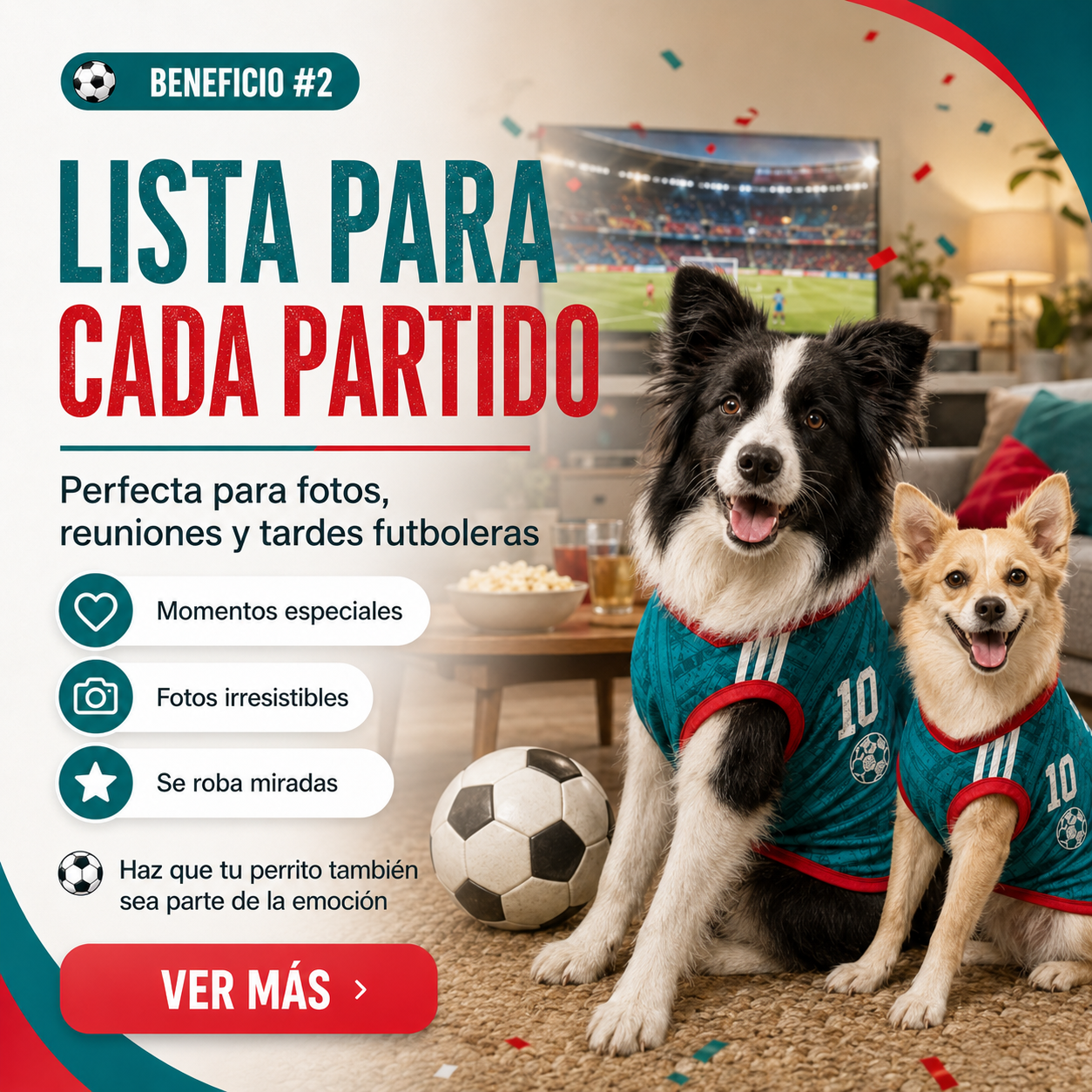 PLAYERA MUNDIALISTA PARA PERRITOS