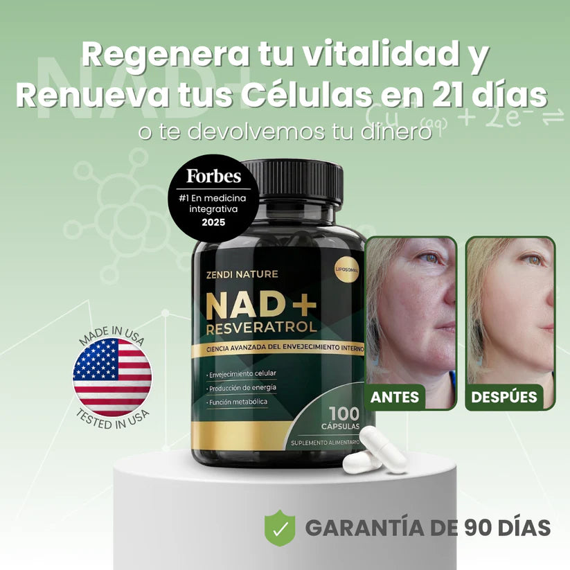 Suplemento Megneta Nad+ Resveratrol