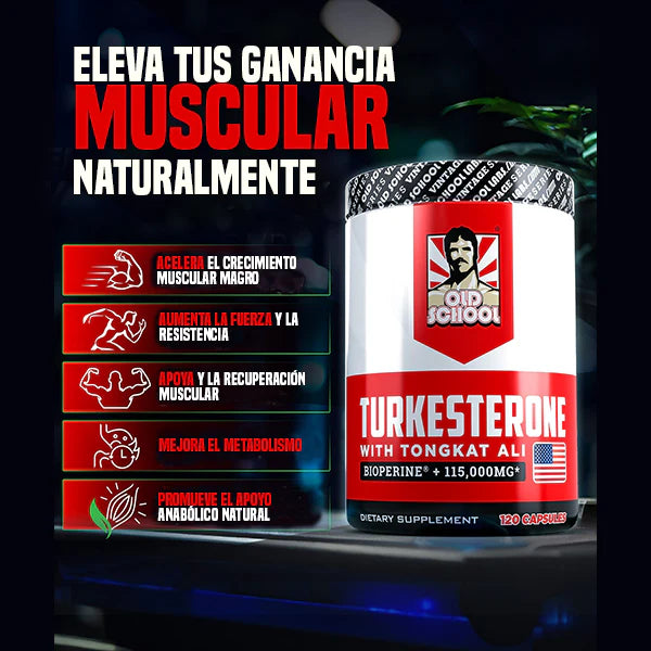 💥 Enfoque energía y rendimiento  Turkesterone Max Force™ | Potencia y Rendimiento Diario 💪