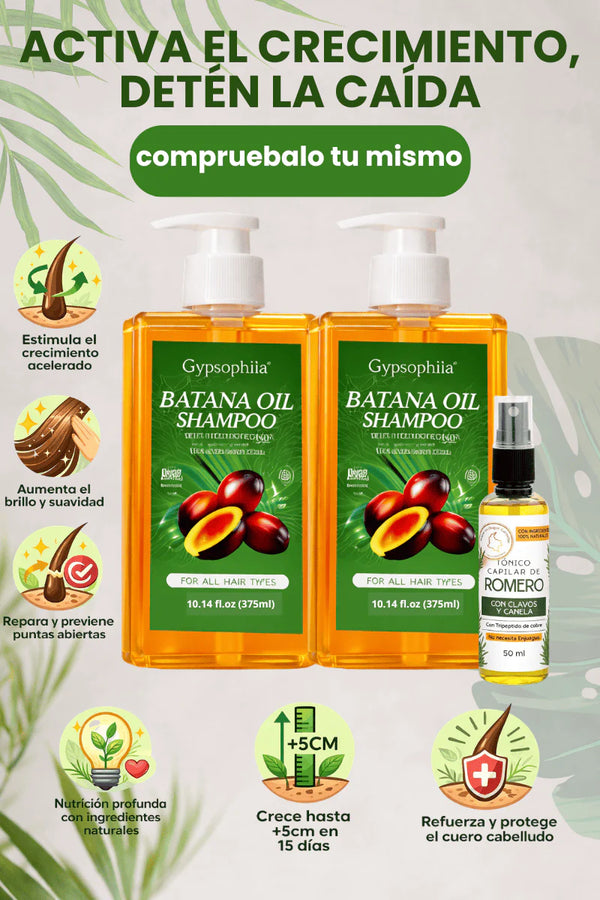 💇‍♀️ Batana Anti-Caída™ – Más Cabello, Menos Pérdida 🔥 Ayuda a fortalecer desde la raíz.