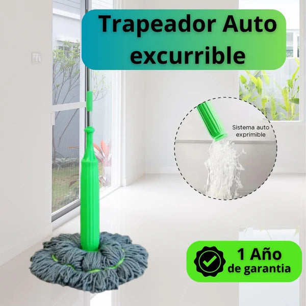 Trapeador Giratorio Doméstico Retorcido