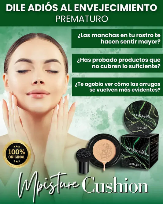 🔥 BASE MOISTURE CUSHION ORIGINAL 🔥💖 PROMO 2X1: Compra 1 y llévate otra GRATIS
