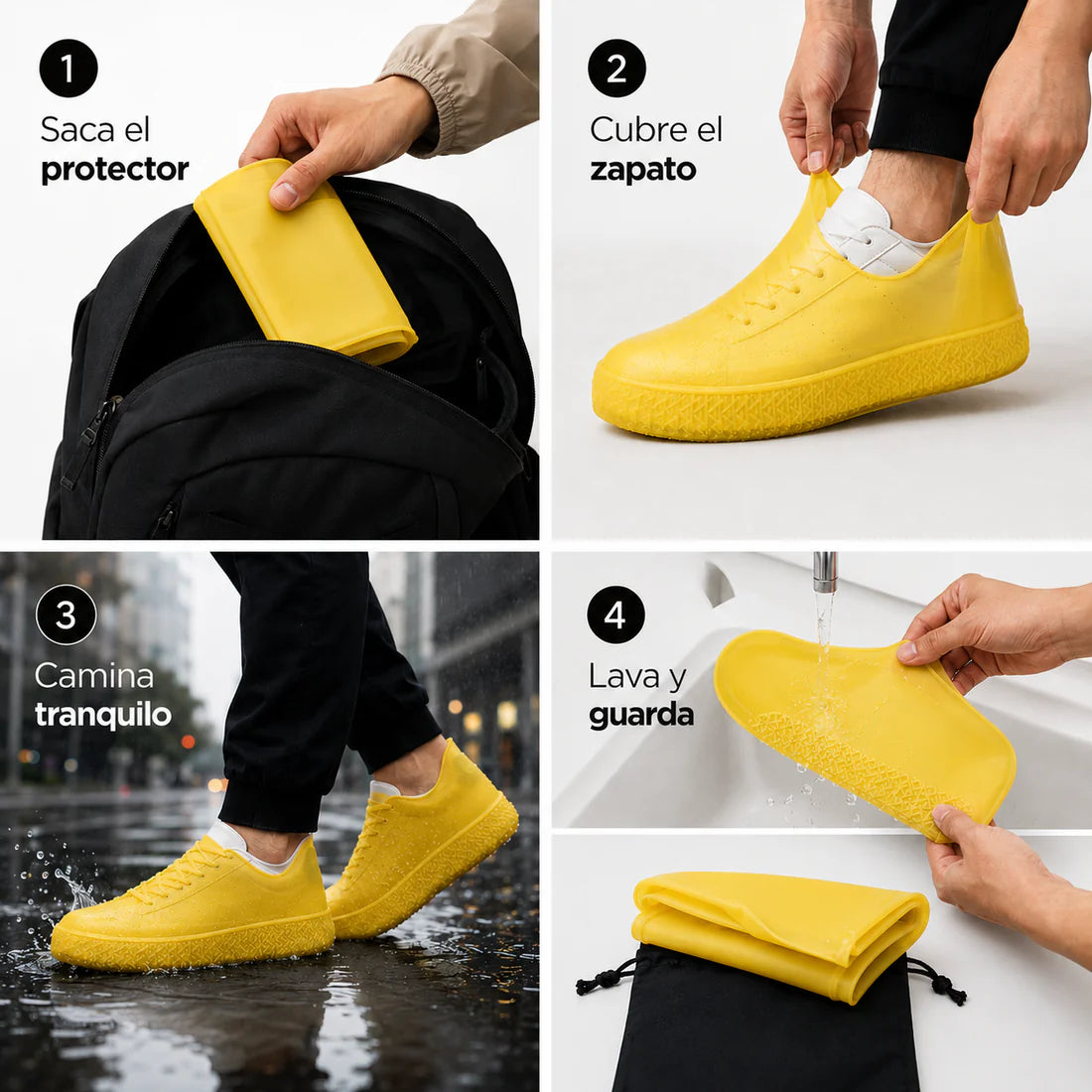 🔥 MEGA PROMOCIÓN 2x1 🔥 Compra 1 Protector de Silicón para Zapatos y Tenis y llévate el segundo GRATIS.