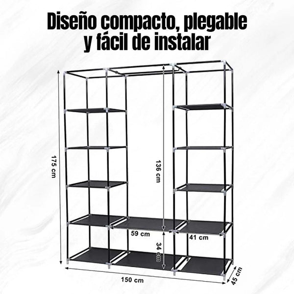 Clóset Mágico Plegable: ordena tu casa en minutos