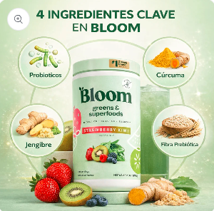 BLOOM GREENS: AYUDA A ELIMINAR TUS PARASITOS EN POCO TIEMPO– INCLUYE GUIA DE RECETAS SALUDABLES