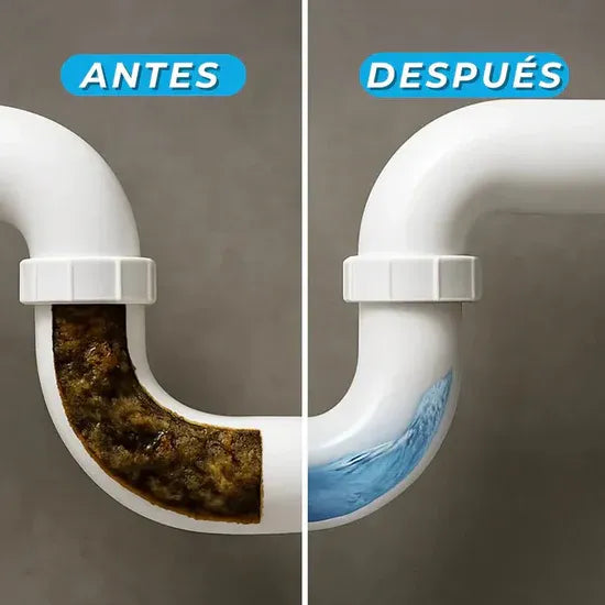OFERTA 2X1 DESTAPA CAÑOS TORNADO -  Polvo Limpia Tuberia Drenaje
