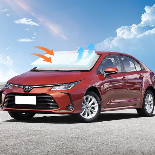 🔥 2X1 Parasol Plegable 4 Capas para Auto – Protege tu carro del sol extremo y evita asientos hirviendo