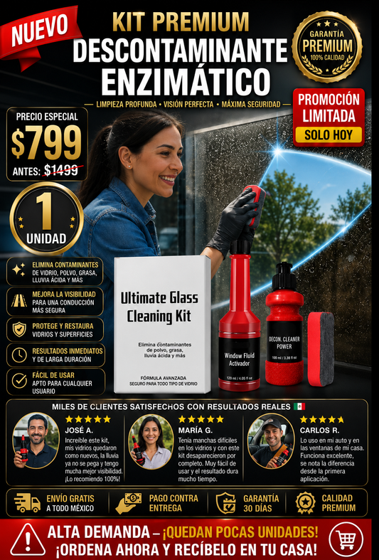 Descontaminante Enzimático Profesional - Recubrimiento Protector