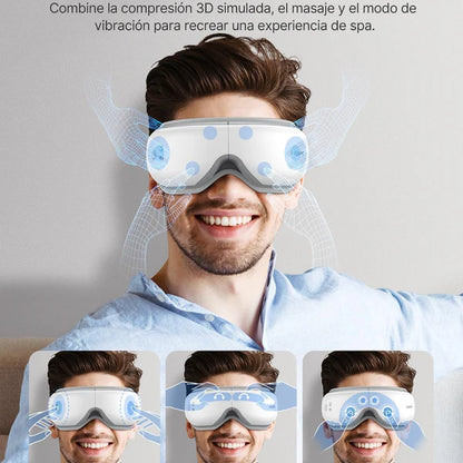 "Ojos Sin Descanso" — El masajeador que por fin te da el alivio que mereces