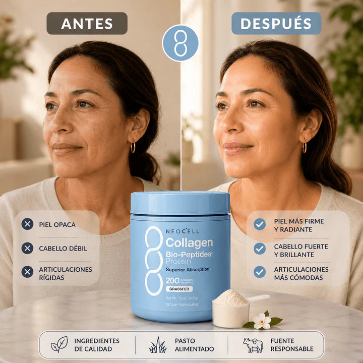 NeoCell® Colágeno Avanzado para Piel y Articulaciones, no descuides tu bienestar, empieza desde hoy
