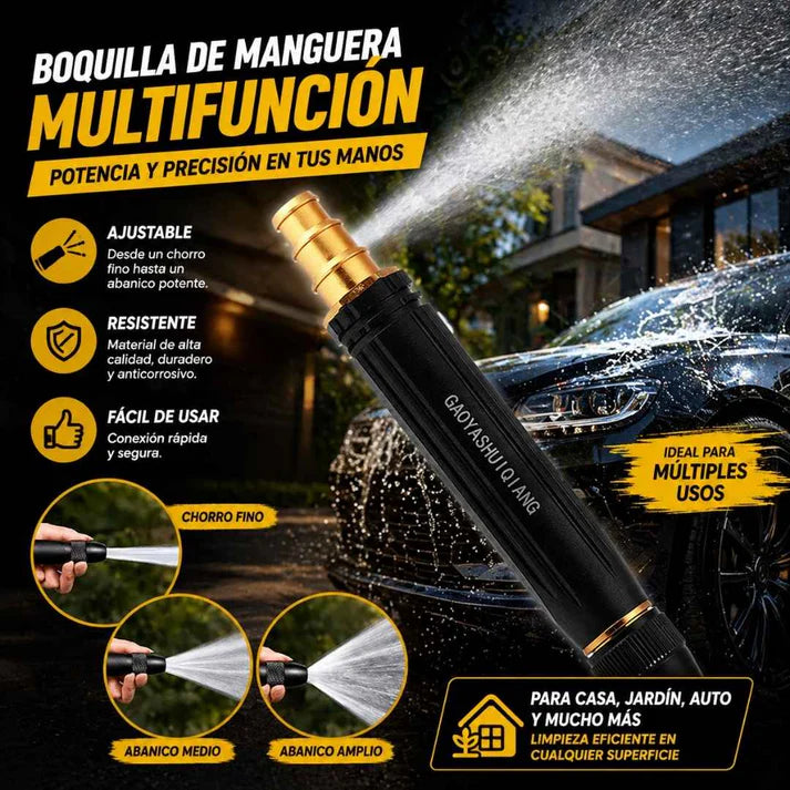 Boquilla de Alta Presión en Bronce: Convierte tu Manguera en una Potente Hidrolavadora