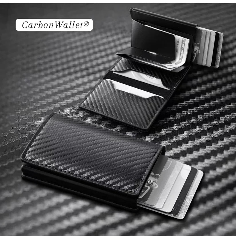 🛡️ Cartera RFID Antirrobo – Protege tu Dinero y Tarjetas del Robo Electrónico