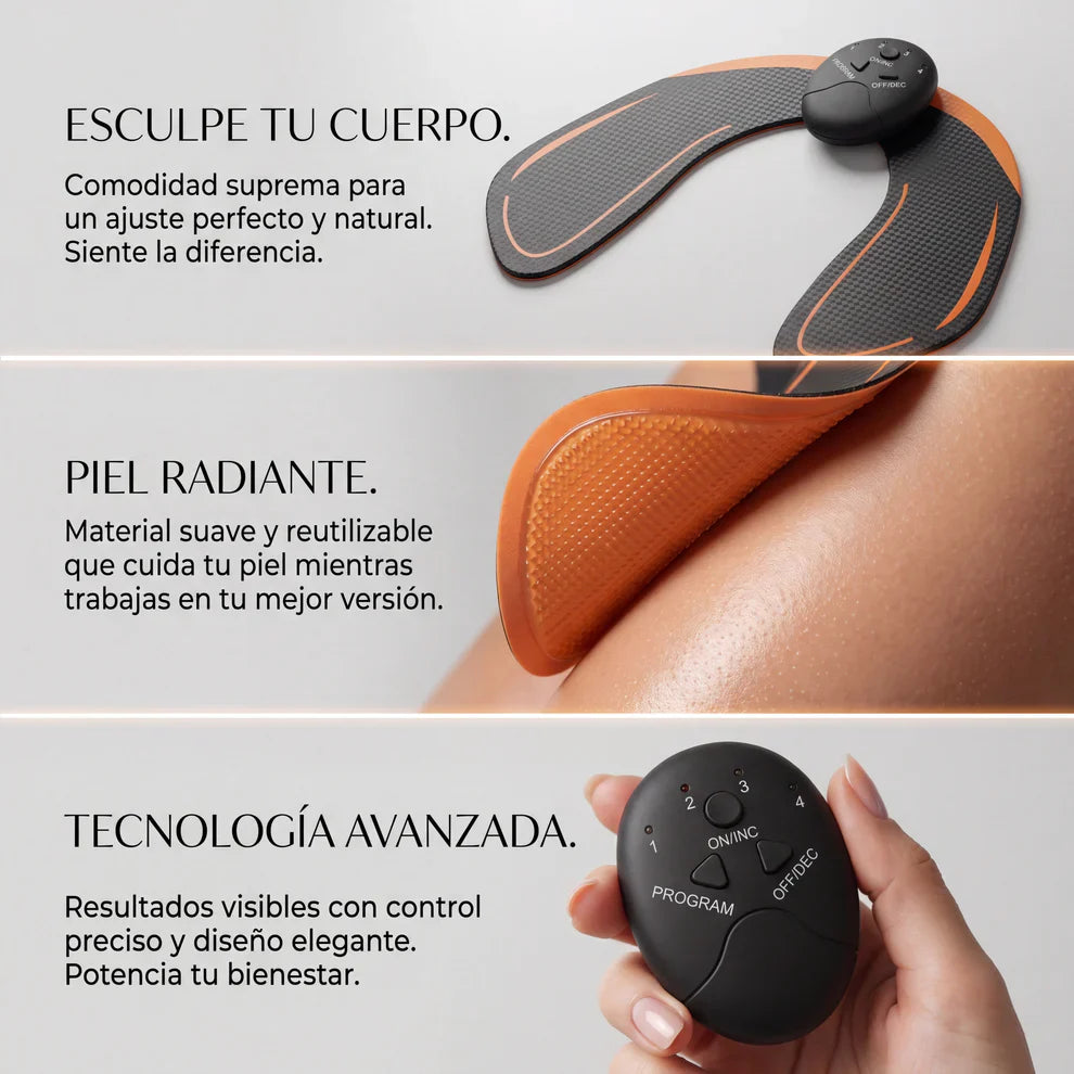 Electro estimulador Tonificador Gluteo
