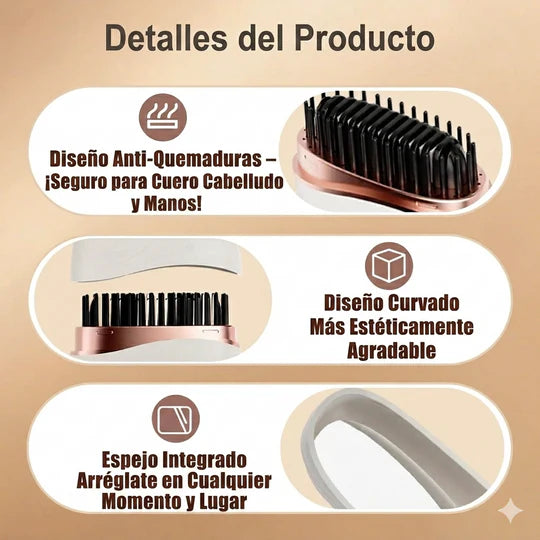 💖 Cabello más ordenado y presentable en minutos, donde quieras y cuando quieras.