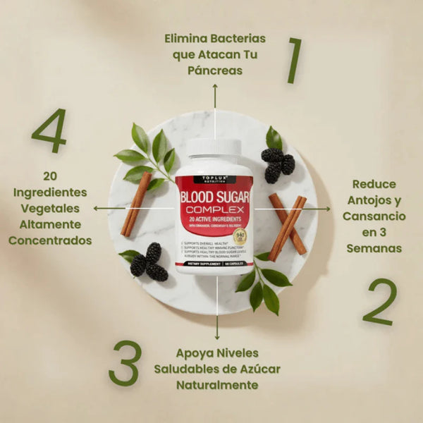 RECUPERA TU ENERGIA AHORA🔥APROVECHA EL 2X1 ANTES DE QUE SE ACABE Blood Sugar Complex