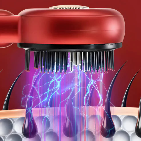 Masajeador Capilar con Luz Roja Terapéutica™