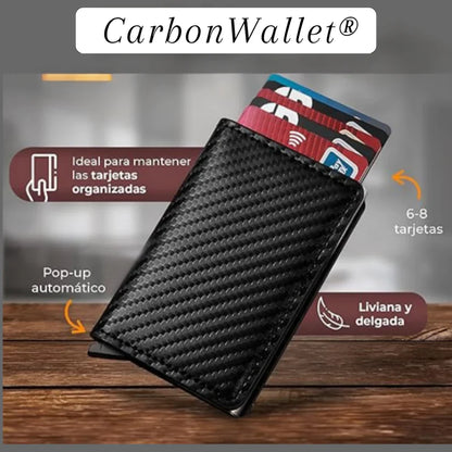 🛡️ Cartera RFID Antirrobo – Protege tu Dinero y Tarjetas del Robo Electrónico