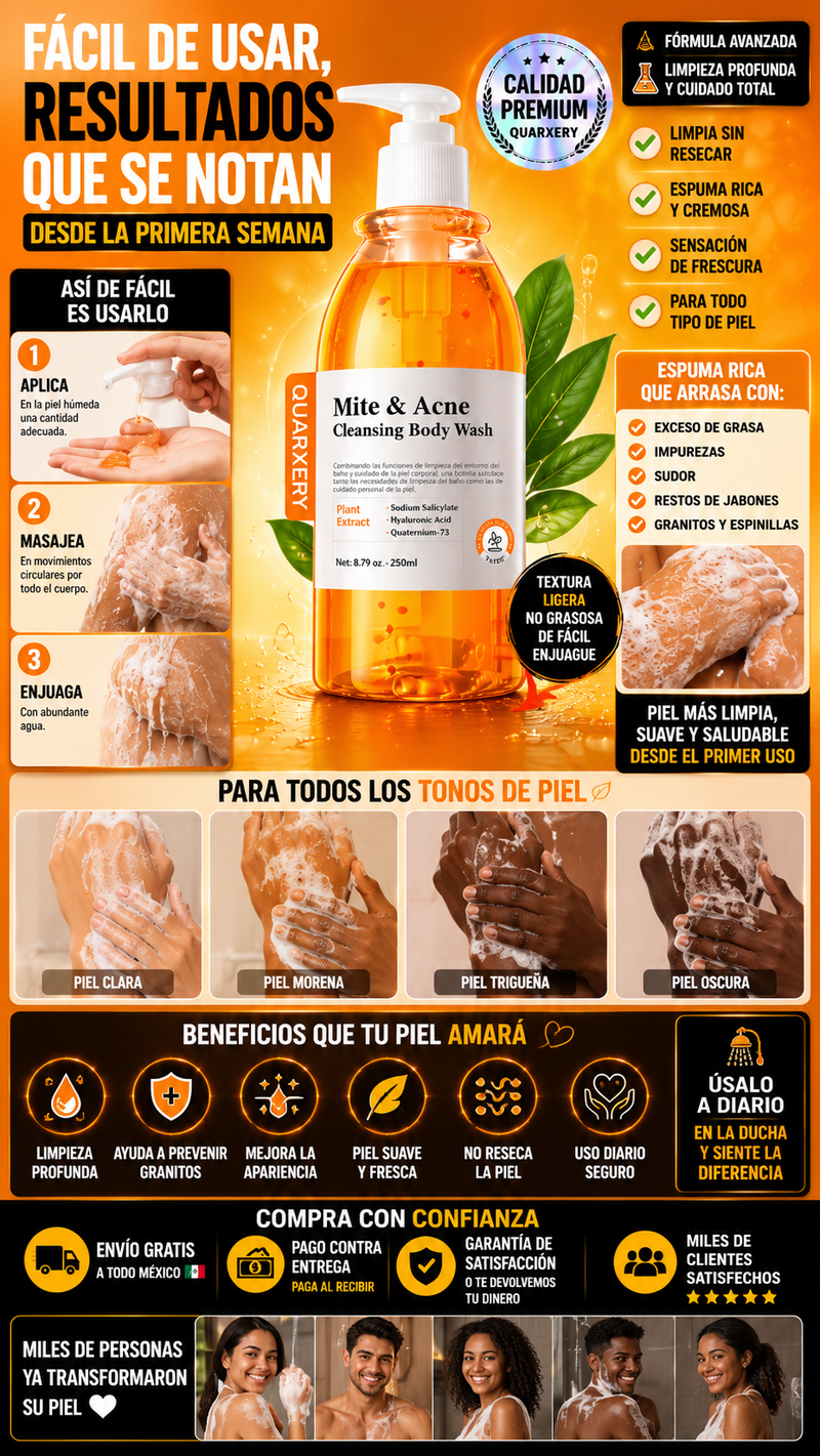 Quarxery Gel Antiacné – Adiós Granitos, Brillo y Piel Irritada
