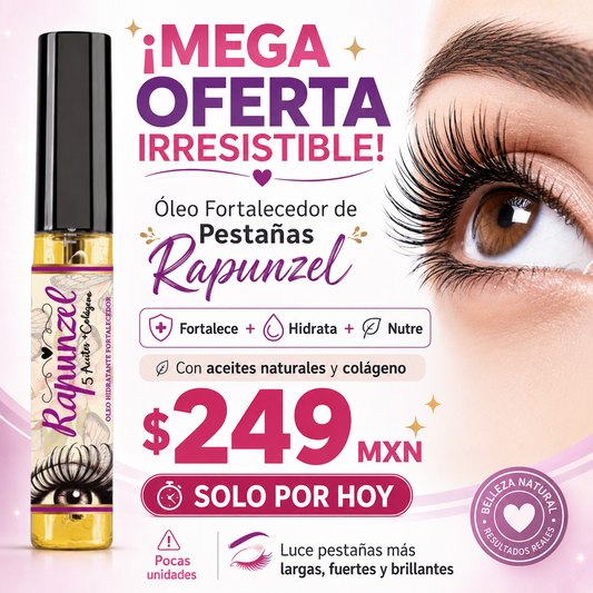 Alargador pestañas 5 aceites y colageno