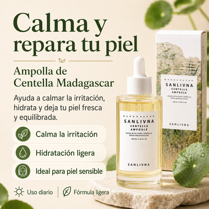 SANLIVNA Centella Ampoule – Suero Facial