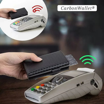 🛡️ Cartera RFID Antirrobo – Protege tu Dinero y Tarjetas del Robo Electrónico