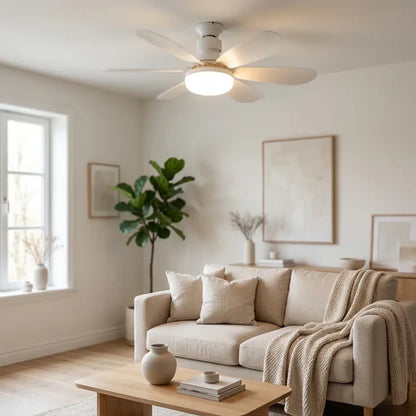 Lámpara Ventilador de Techo Revoluciona tu hogar con este ventilador de techo inteligente