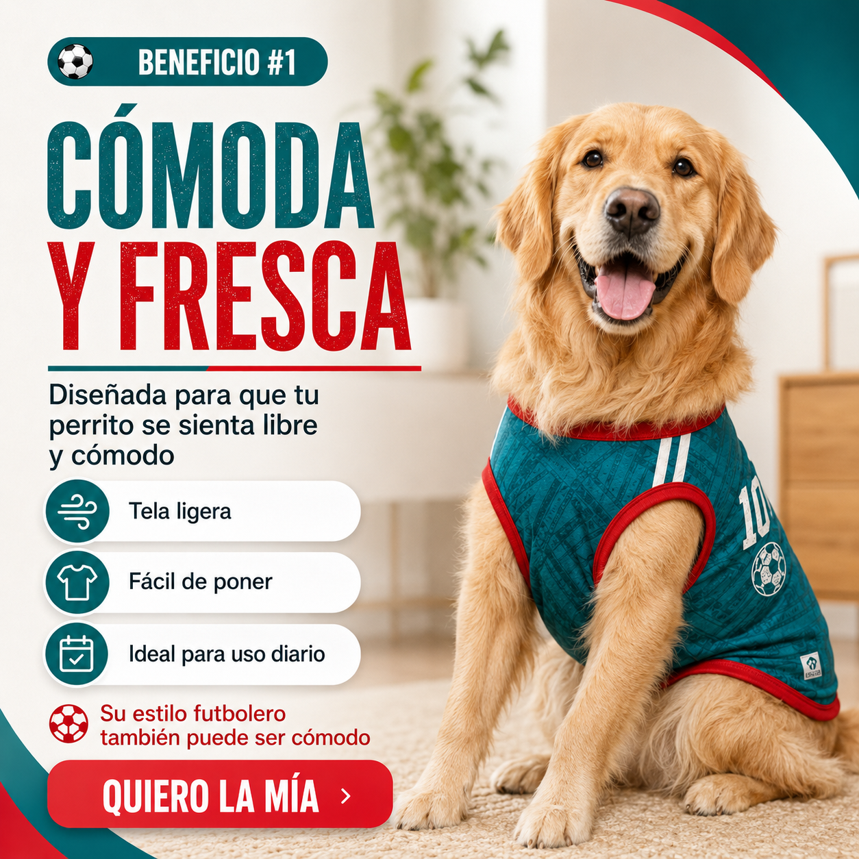 PLAYERA MUNDIALISTA PARA PERRITOS