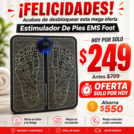ESTIMULADOR DE PIES EMS FOOT