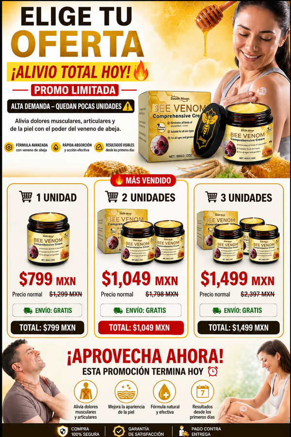 Crema Reparadora Veneno Abeja Pura Premium