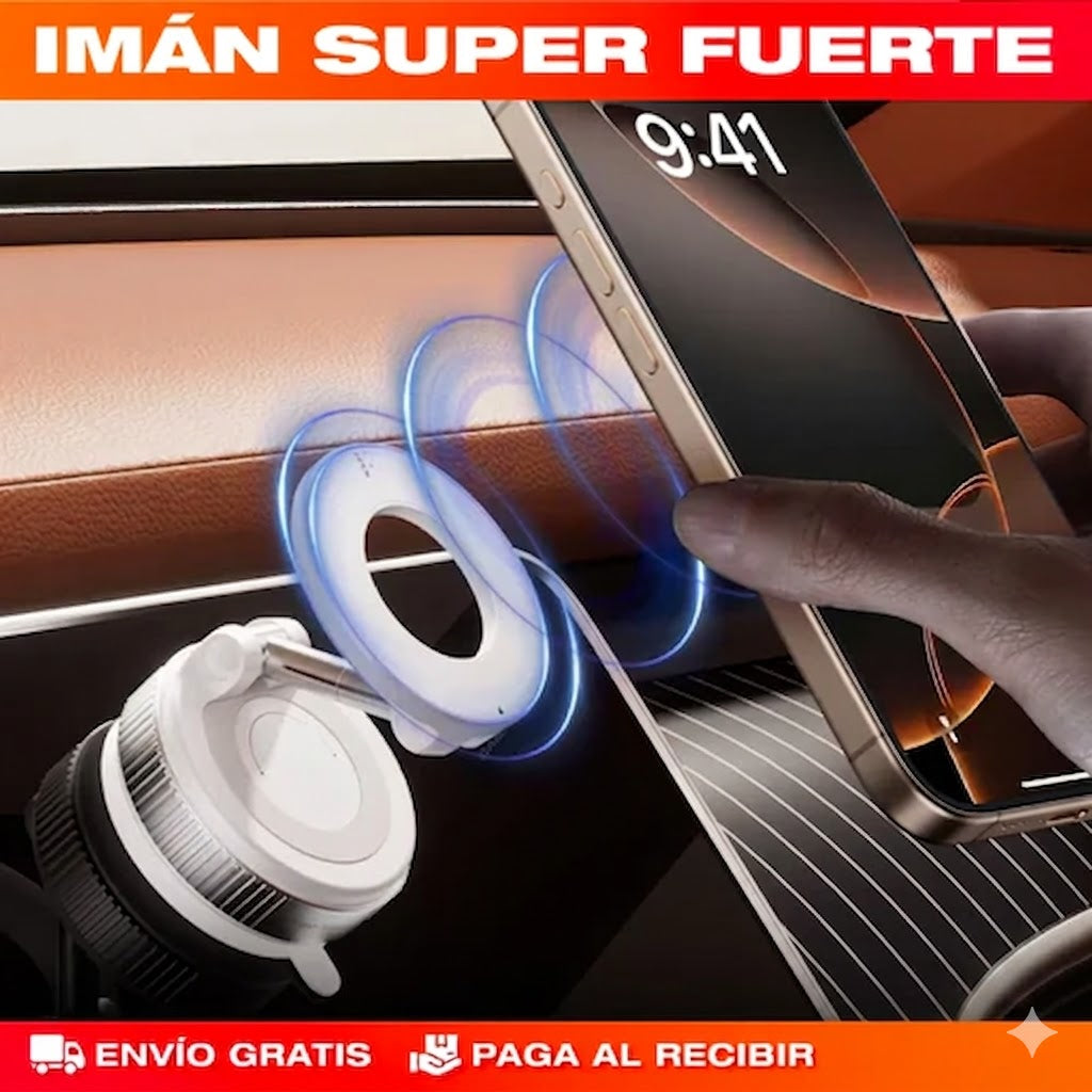 Soporte Magnetico Celular Con Ventosa