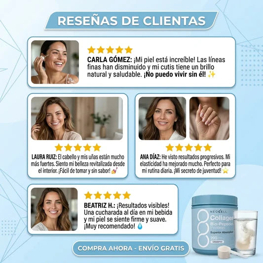 NeoCell® Colágeno Avanzado para Piel y Articulaciones, no descuides tu bienestar, empieza desde hoy