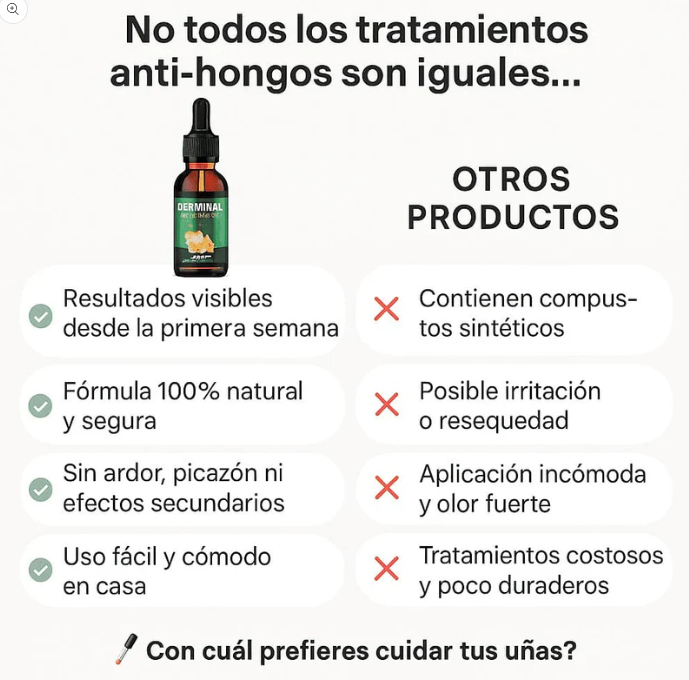 Derminail - TRATAMIENTO ANTI HONGOS 7 DÍAS 100% NATURAL