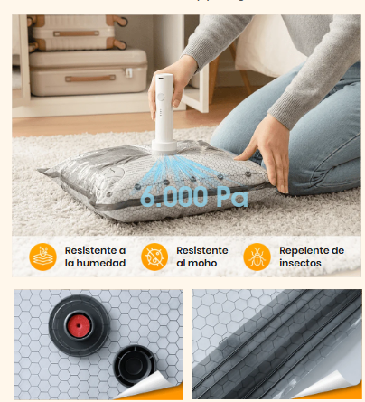 Bomba al Vacío Multiusos para Bolsas