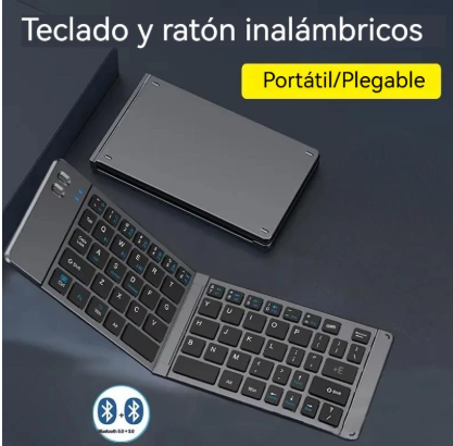 Teclado Bluetooth Retráctil Inalámbrico Portátil