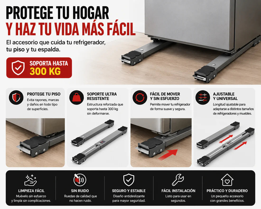 DEJA DE ROMPERTE LA ESPALDA MOVIENDO MUEBLES|🔥 MoveRoll™ 2X1 SOLO POR HOY