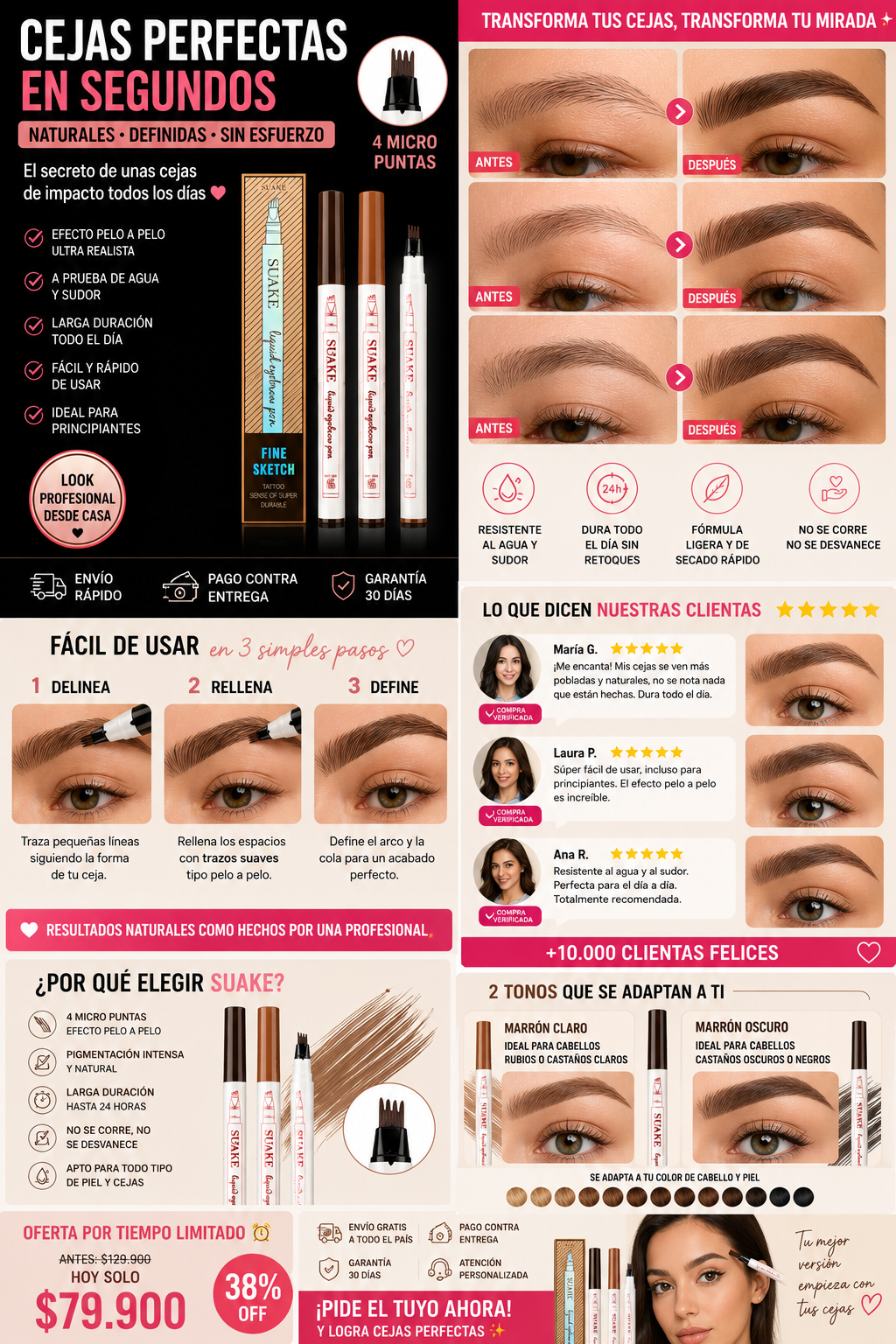 💥 Cejas Perfectas en Segundos (Efecto Microblading)