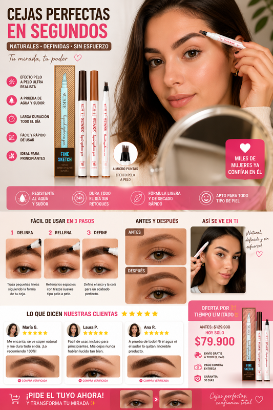 💥 Cejas Perfectas en Segundos 🔥 HOY 2x1 (llevate 2 al precio de 1)