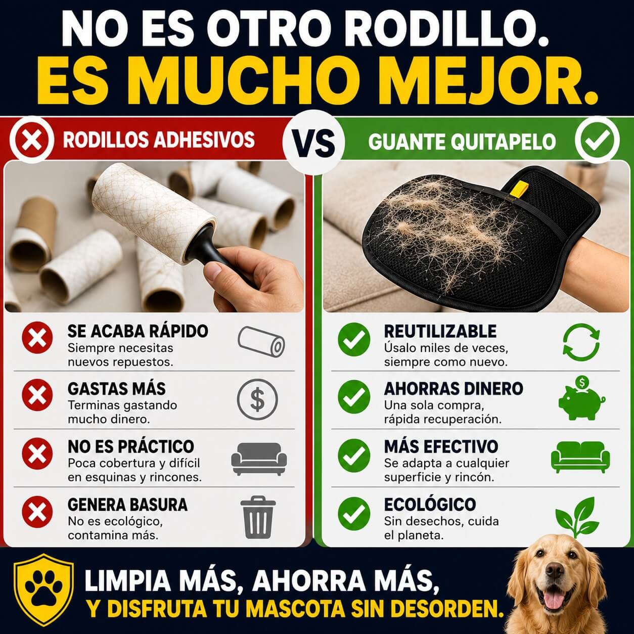 Guante Para Remover Pelo
