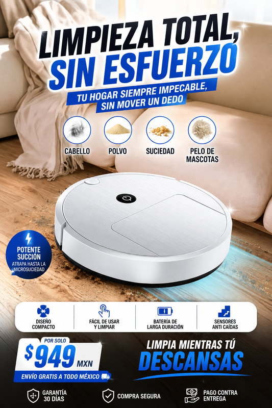 Robot Limpiador y Fregador Automático Inteligente Profesional