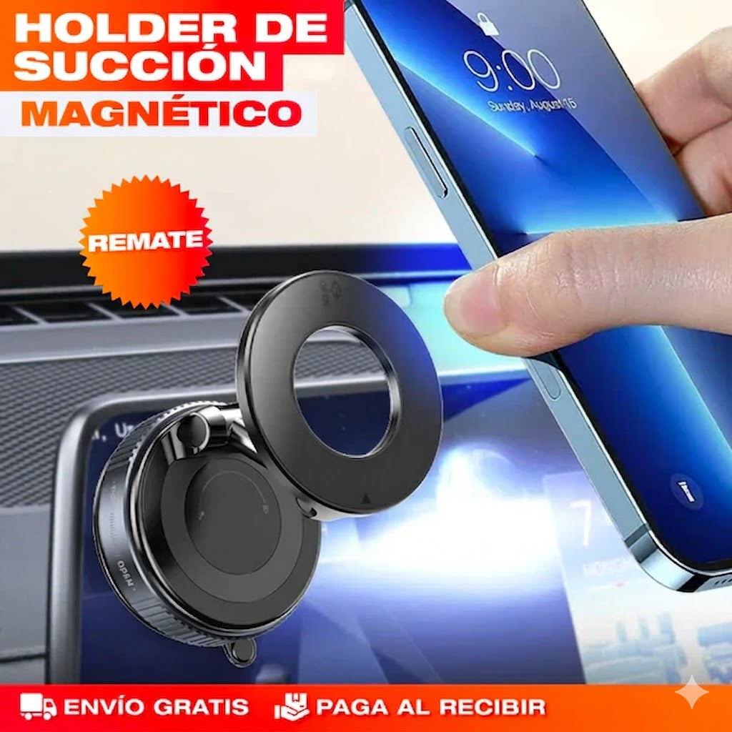 Soporte Magnetico Celular Con Ventosa