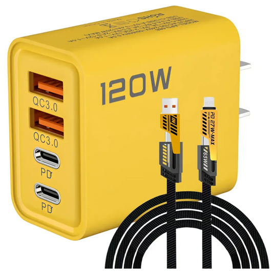 Cargador 4 en 1 de Carga Rápida + Cable Multi Conexión  Opción 3 (más premium)