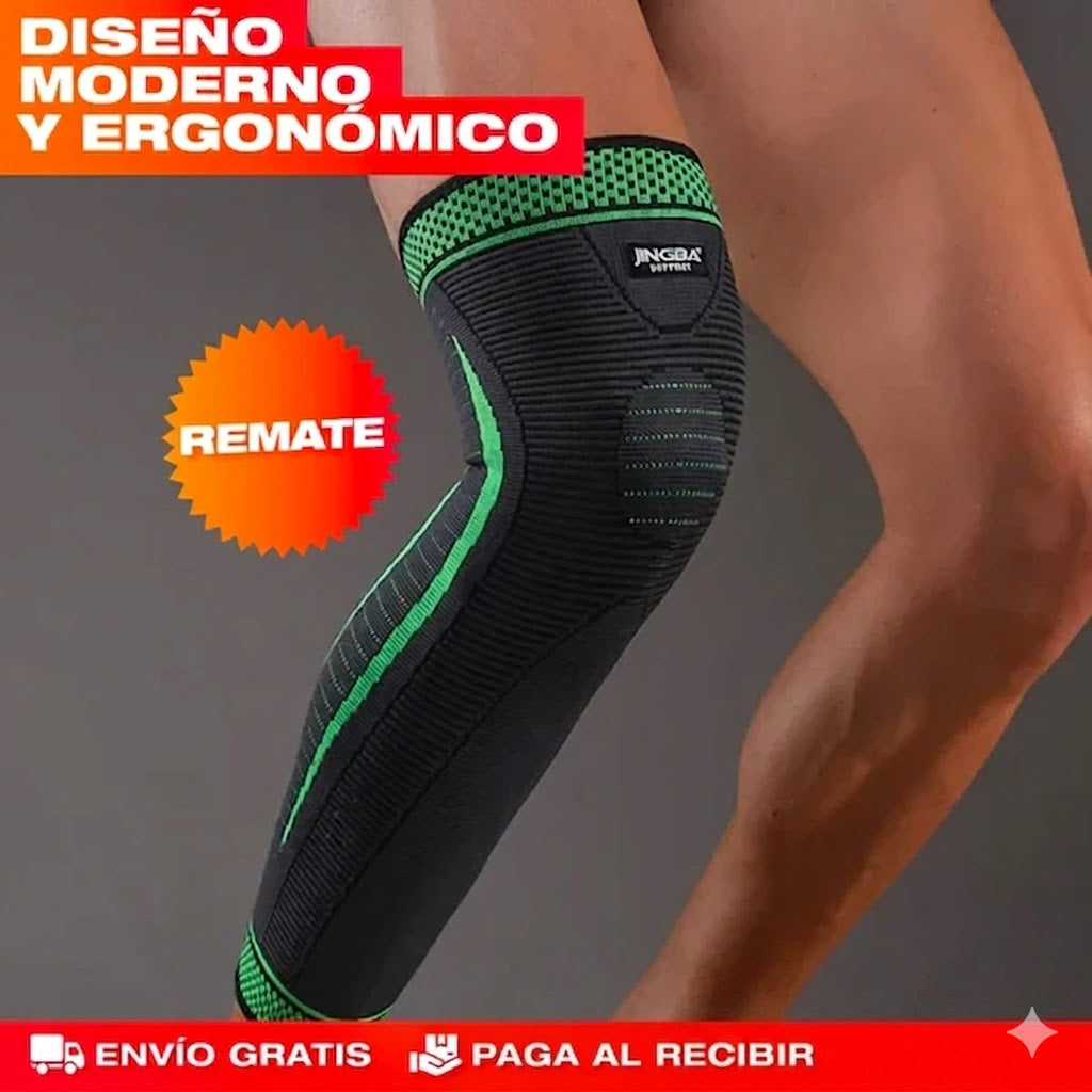 Rodillera Larga De Compresión De Rodilla