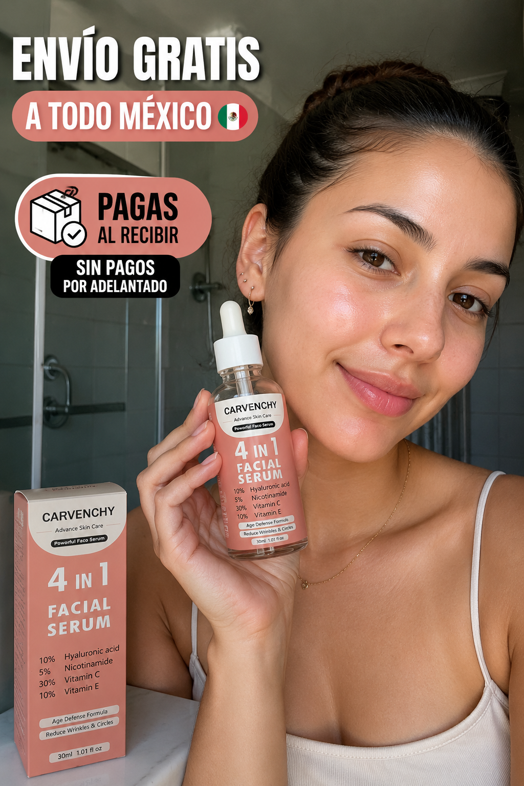Serum 4 en 1 “Secreto Coreano” – Reduce arrugas y manchas | Producto original