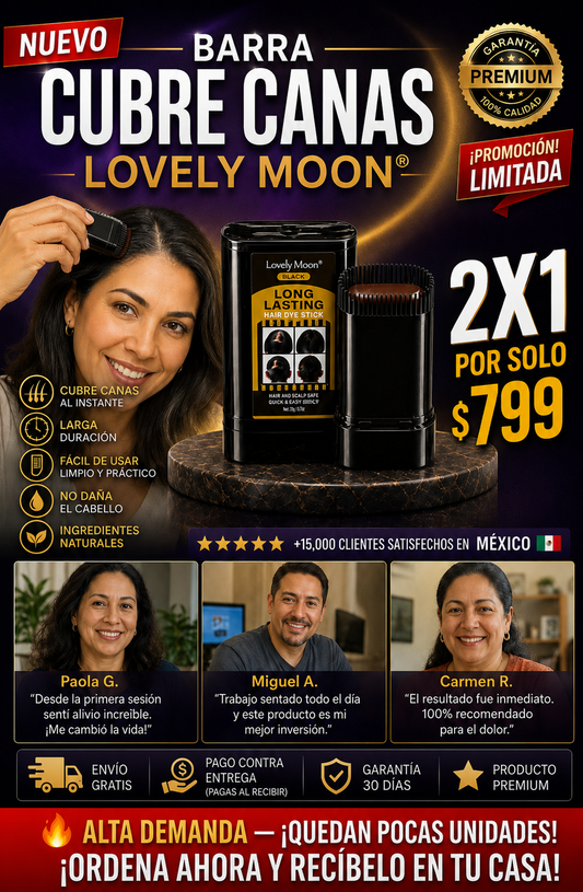 Barra Cubre Canas Lovely Moon - Cobertura Instantánea